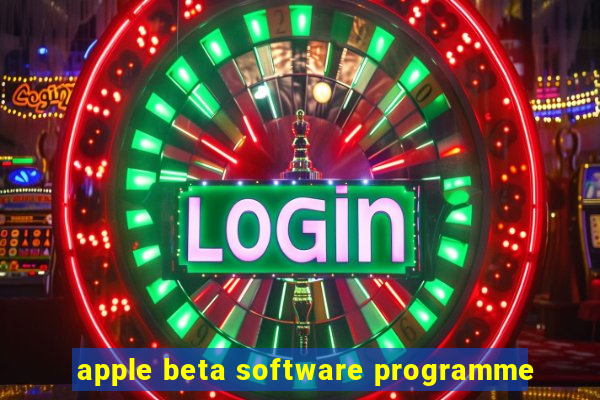 apple beta software programme